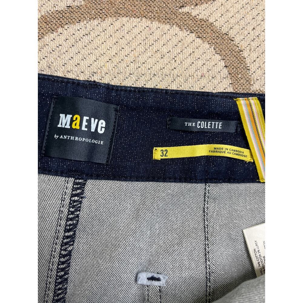Maeve The Colette High-Rise Cropped Wide-Leg Jeans: Sparkle Edition, size 32 - Picture 5 of 16